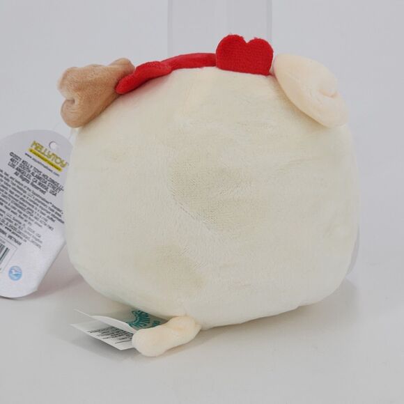 Squishmallows Brock the Bulldog Valentine 4.5" with Tag - Picture 2 of 3